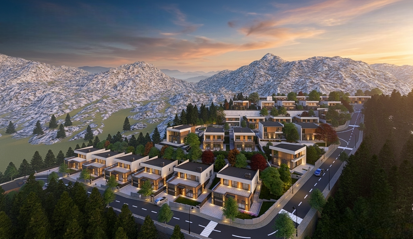 Shtëpi në shitje 239.08m², 248.50m², 250.10m² në lagjen Green Hill